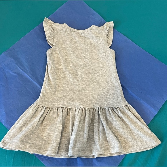 GUESS grey with gold + white sleeveless dress - Picture 2 of 4